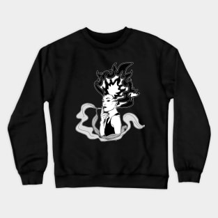 She became fire Crewneck Sweatshirt